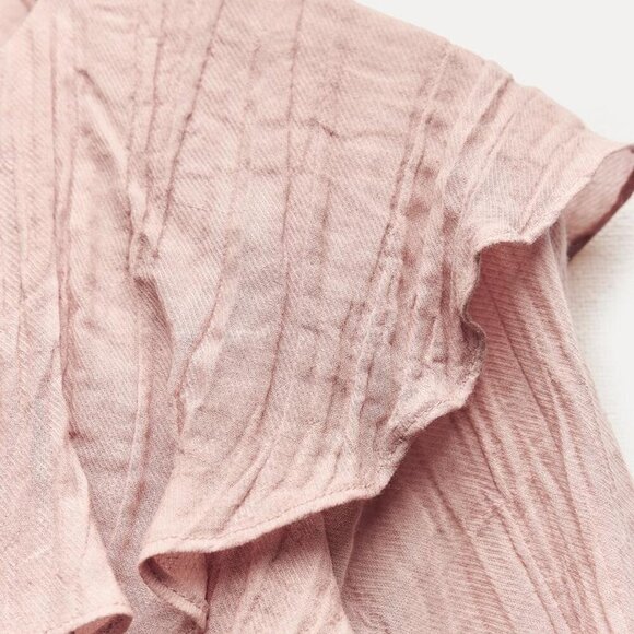 Zara RUFFLED COLLAR SHIRT ZW COLLECTION Sizes S,M NEW WITH TAG - Picture 7 of 9